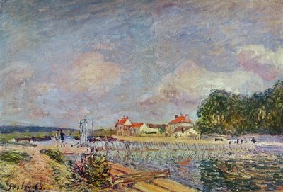 Der Damm, 1885 von Alfred Sisley